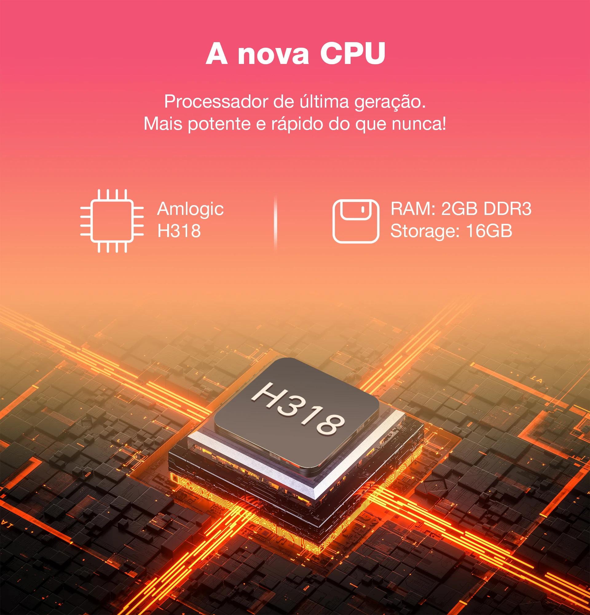 Portuguese HCS96-C2 IP-TV free lifetime subscription dual WIFI 600+canais amlogic h318 2/16GB TV BOX for tv express brazil anual