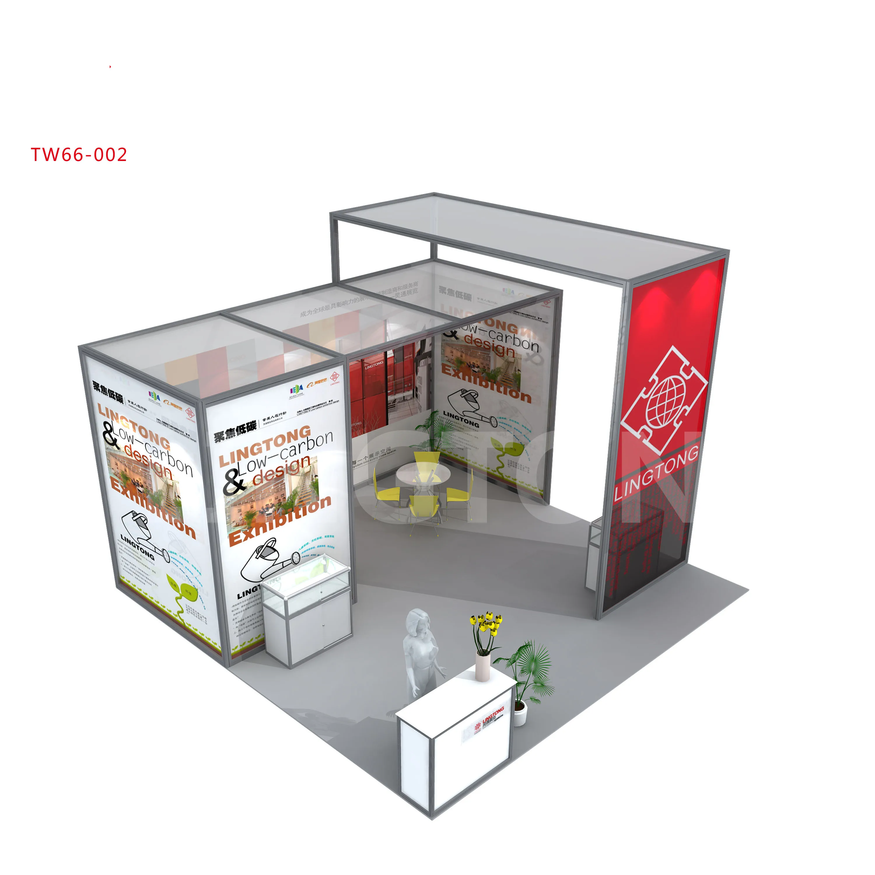 customIzed aluminum exhibition booth /display stand/fair booth