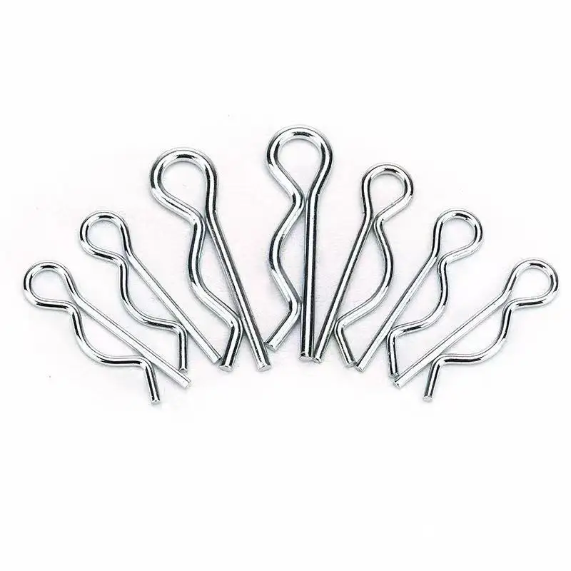 Customized High Quality Stainless Steel Single Double Coil R Clips Retaining Pins