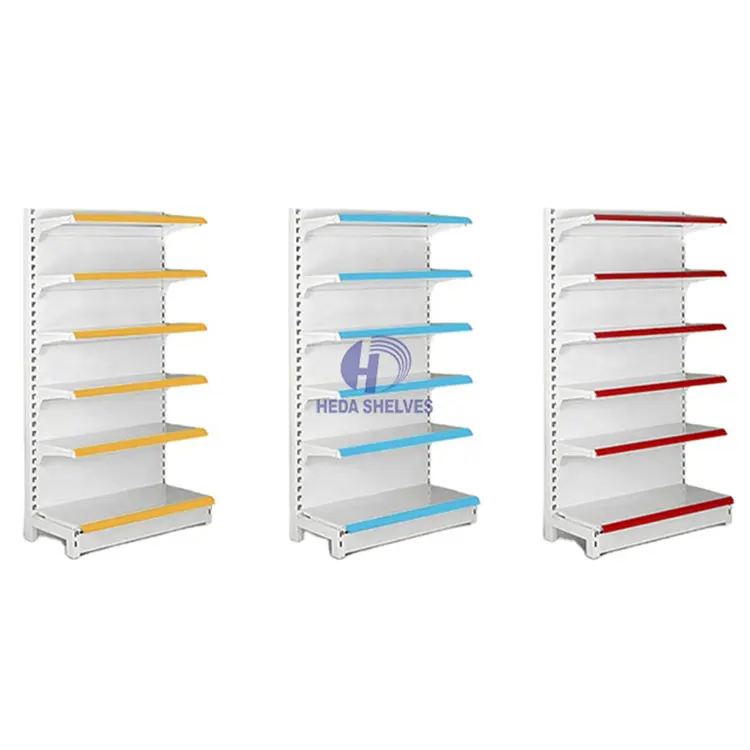 Customized Functional factory price experienced OEM/ODM service gondola and store shelving for shops supermarket racks