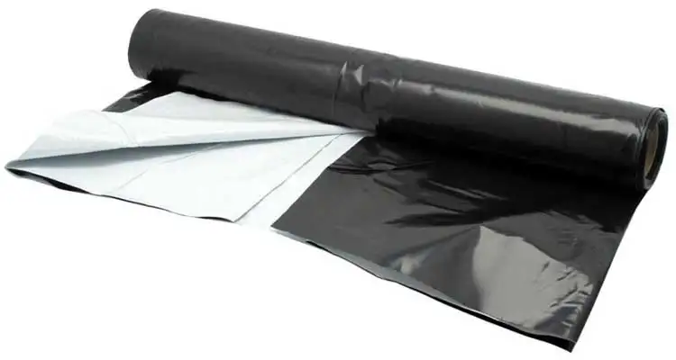 Mushroom greenhouse panda poly film uv treated 200micron black and white film