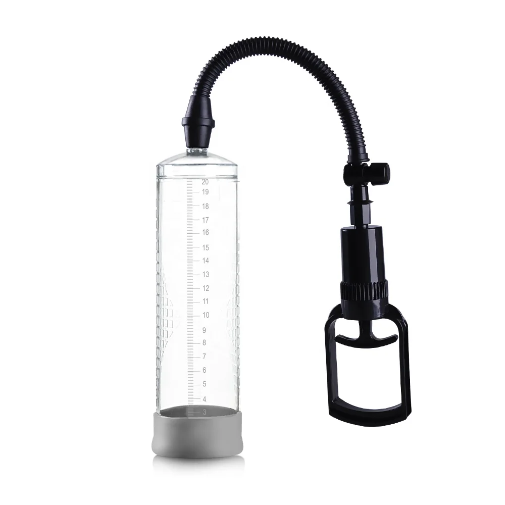 Hot Big Tube Power Vacuum Pump Silicone Rubber Head Beginner Erectile Dysfunction Pump