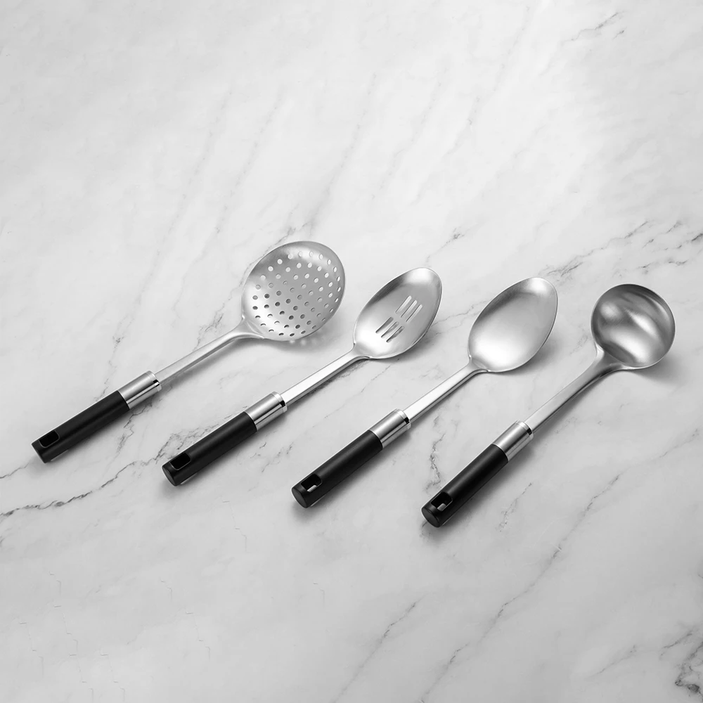 OEM 15Pcs ABS Handle Stainless Steel Kitchen Utensils Set Kitchen Cooking Gadget Utensil Set