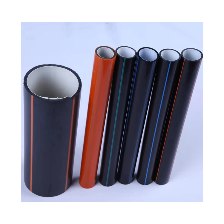 Highway optical fiber communication cable electrical pe tube sizes 40mm 50mm 63mm 1 1/2 plastic hdpe pipe