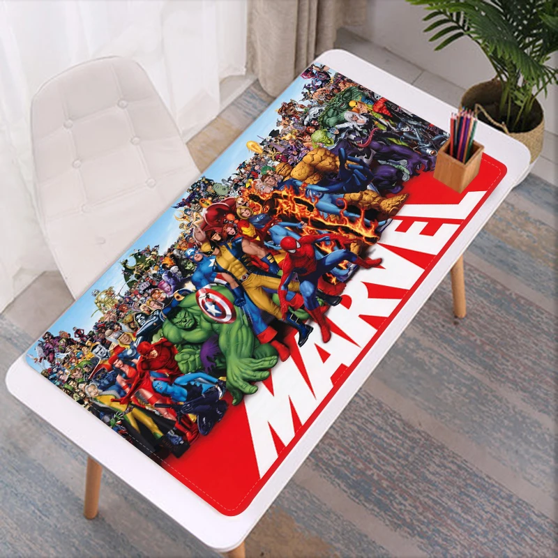 Marvel Heroes Collection MousePad Large Locking Edge Speed Game Gamer gaming Mouse pad Soft  Laptop Notebook mat
