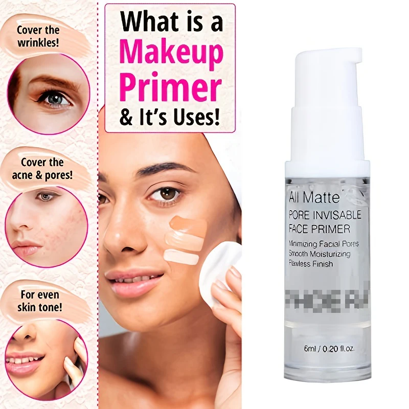 High Quality 6ml Hydrating Makeup Primer Oil Control Moisturizing Face Primer Makeup Base Hide Pores Primer Makeup Face