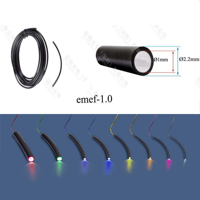 Solid core end light fiber optical cable 100m price