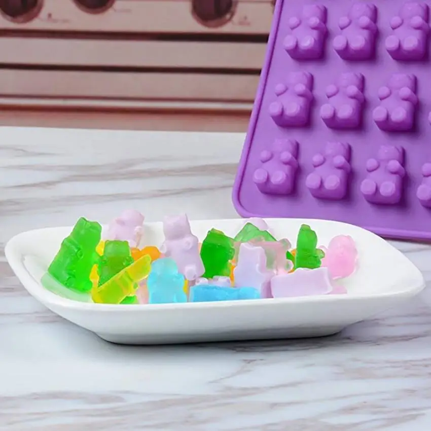 50 Cavity Silicone Candy Gummy Bear Mold Silicone Candy Baking Mold Gummy Bpa Free Silicone Gummy Molds