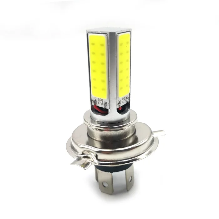 H7 Fog Lamp H4 25W 4 Sides COB High Power Front light Car LED Lamp Motorcycle Lamp for Motorcycle, electric vehicle