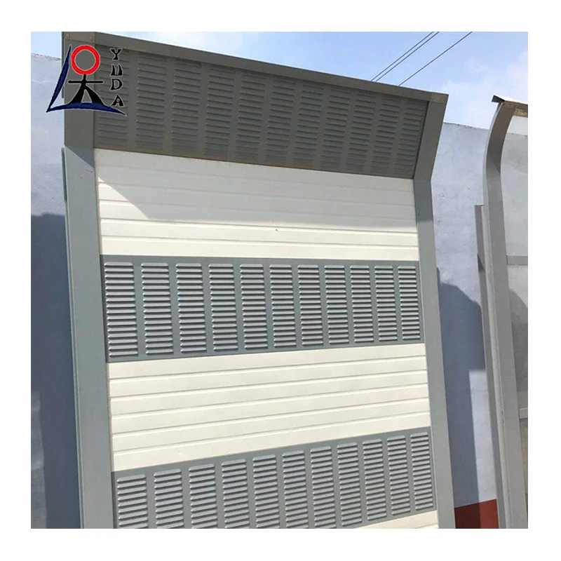 Highway sound metal barrier noise reduction wall barrier noise absorbing barrier fence