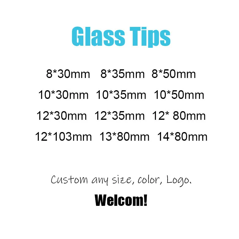 Custom logo 10mm 12mm 13mm Diameter Multicolour 7 Holes Glass Tips Filter For Premium Hand Rolled