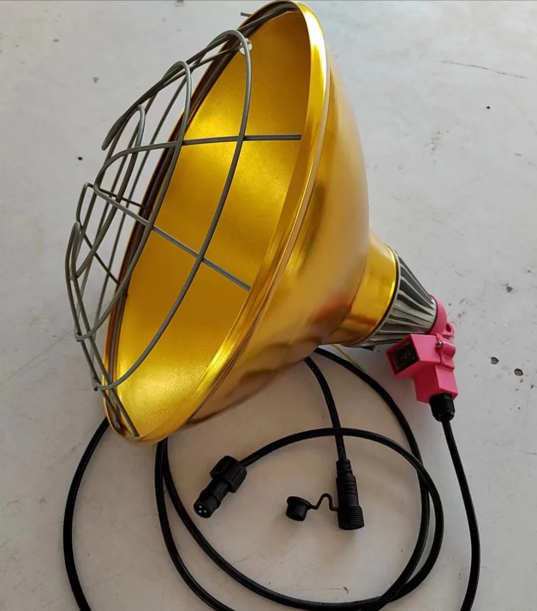 Алюминиевый защитный чехол водонепроницаемые и термостойкие ИК-держатели ламп для разведения скота E27 инфракрасный световой