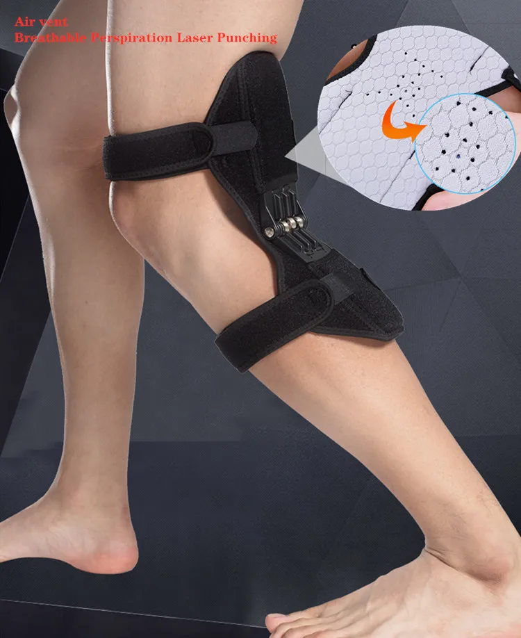 Injiaer Rodilleras Staebilizer Neoprene Power Lift Spring Force Tool Joint Support Spring Knee Stabilizer Brace Pads