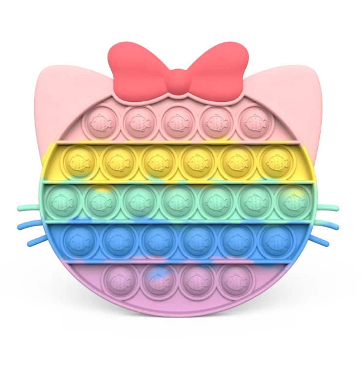 Cheap Push it Bubble Fidget Toy Stres Bubble Fidget /Poper Silicone Sensory Toy New Push Poper/ Among Us Fidget Toy