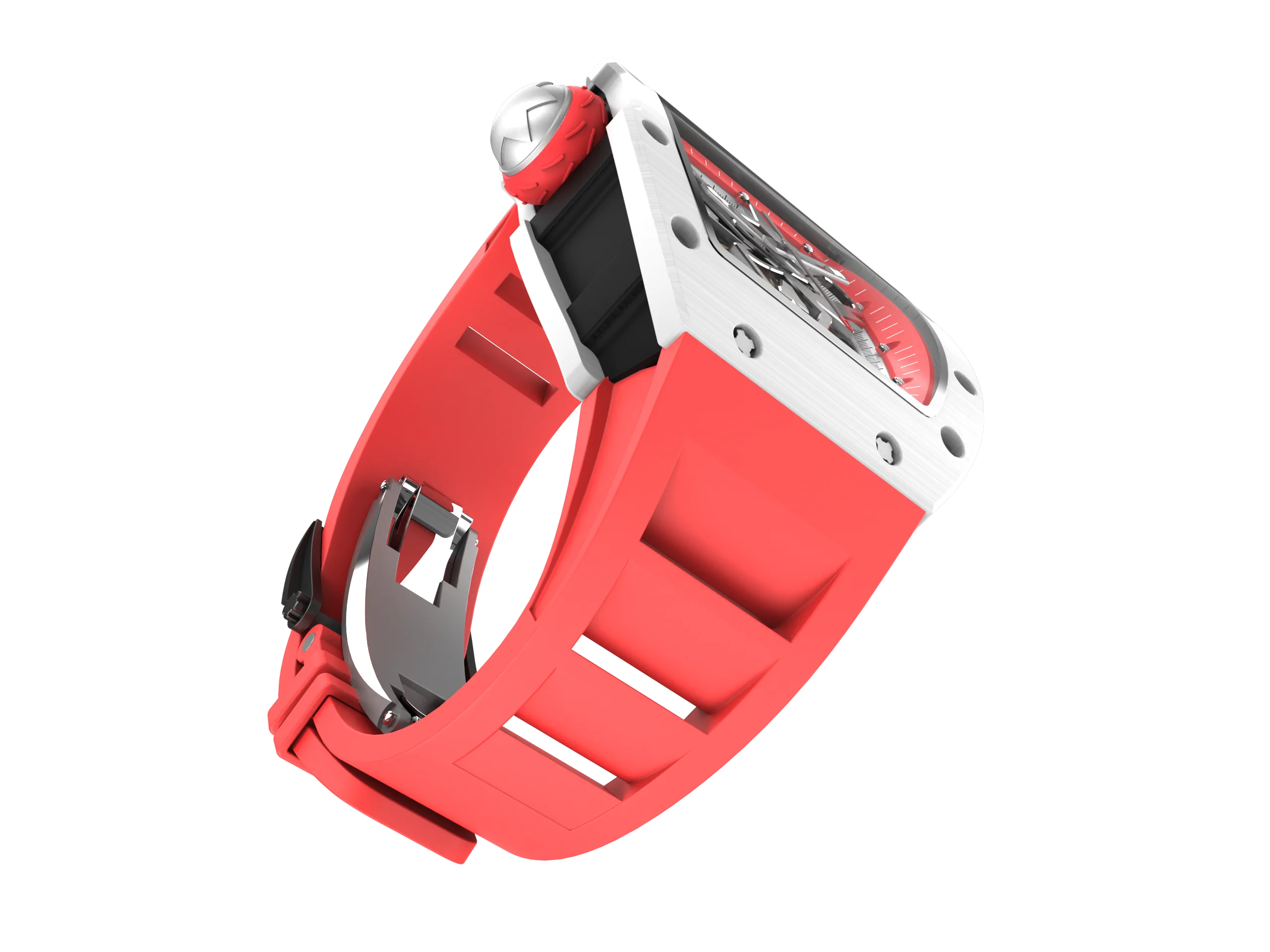 Watch Case, Mechanical Wristwatch Custom Carbon Fiber with Forged Carbon Fiber for Men and Women Box Watch Tourbillon Peacock -