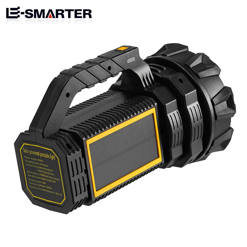 Outdoor Camping Light Handheld Security Rechargeable Handheld Flashlight Torch Searchlight For Hunting