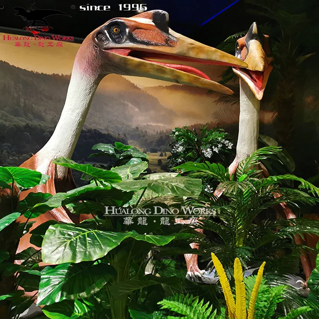 Free customized simulation robotic flying pterosaur dinosaur model