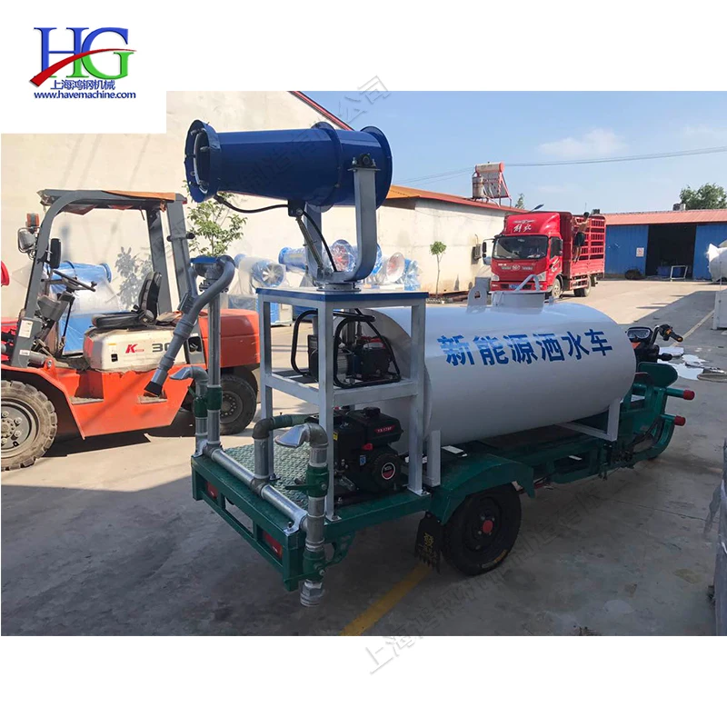 Electric three-wheel sprinkler multi-functional anti-aircraft gun spray cannon municipal garden greening new energy sprinkler