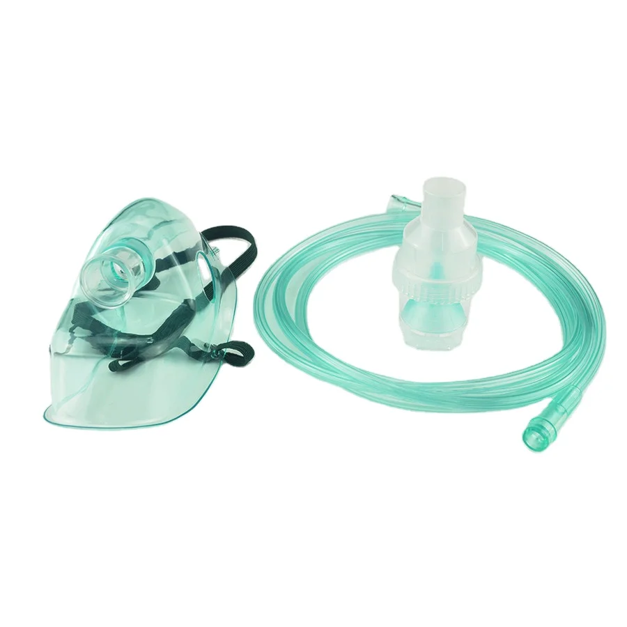 Medical nebulizer mask with tube