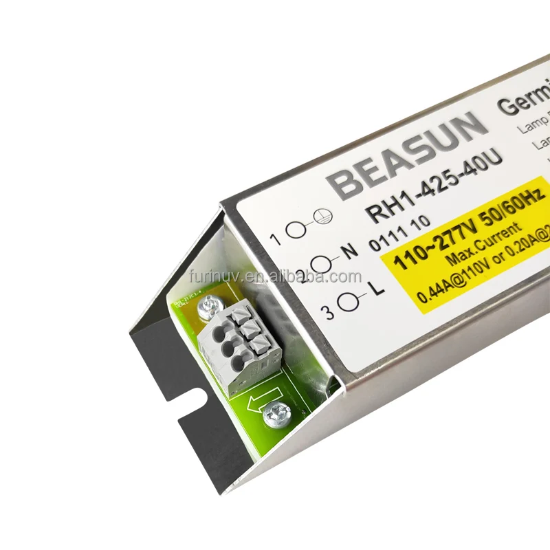 BEASUN Preheat Start Electronic Ballast RH1-425-40U Wide Voltage 110-277V 10-40W UV Lamp