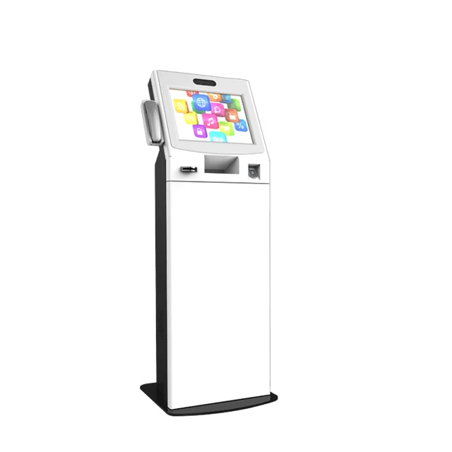 Modern 110V Or 220V Machine Capacitive Touch Kiosks Billing Gateway Ordering Terminal Payment Self Service Kiosk