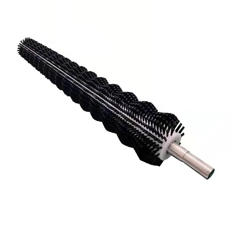 Custom Industrial Brass Wire Steel Wire Spiral Roller Brush and Nylon Cleaning Cylinder Brush