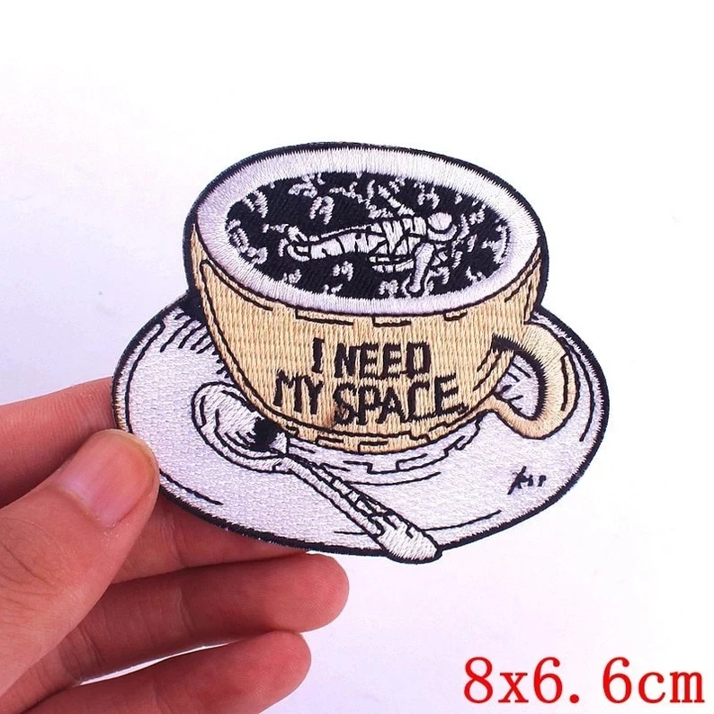 Wholesale Custom Woven  3D Logo Hat Embroidered  Patch with school badge Patches For Clothing