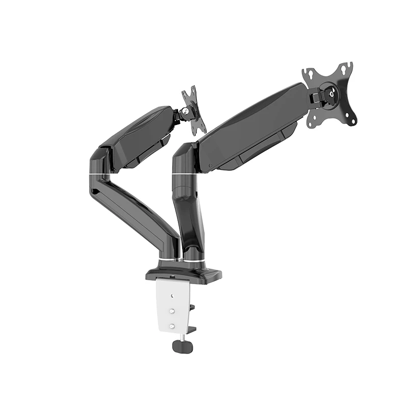 Adjustable Alloy Steel Air Spring Rotary Desktop LCD Computer Monitor Arm 13-34 Inch 12kg Dual Monitor Stand