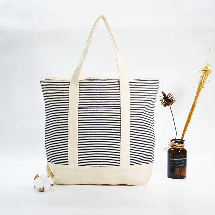 High Quality Reusable Cheap Custom Logo Cotton Canvas Beach Bag, Cotton Canvas Tote Shopping Bag