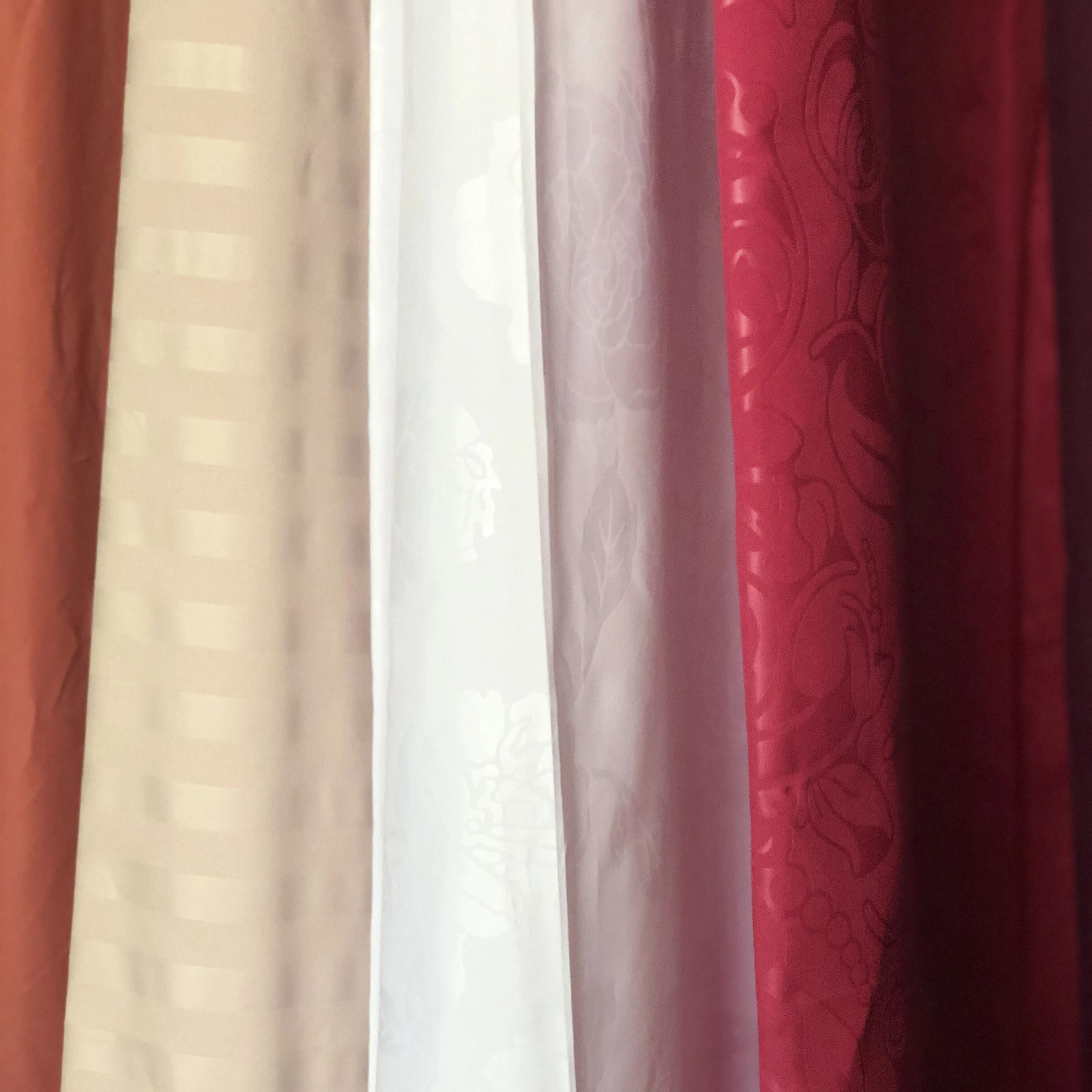 100% polyester Knitted tricot mattress fabric plain dyed emboss jacquard fabric