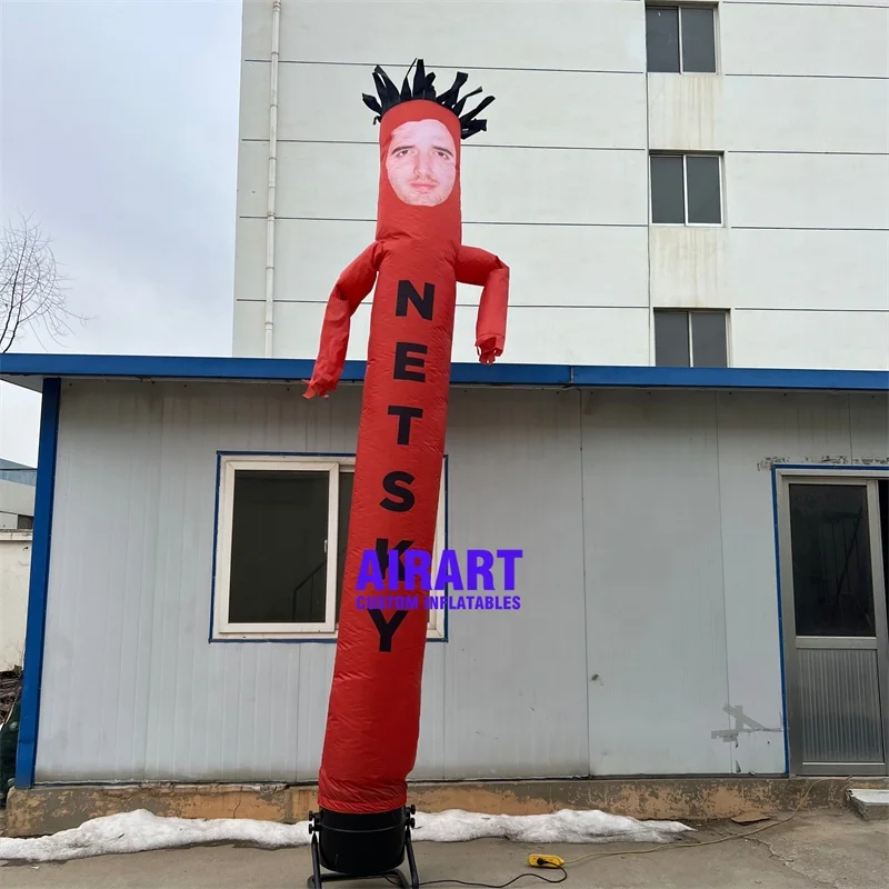 Автомойка рекламный надувной воздушный танцор мультяшный стиль Небесный реквизит