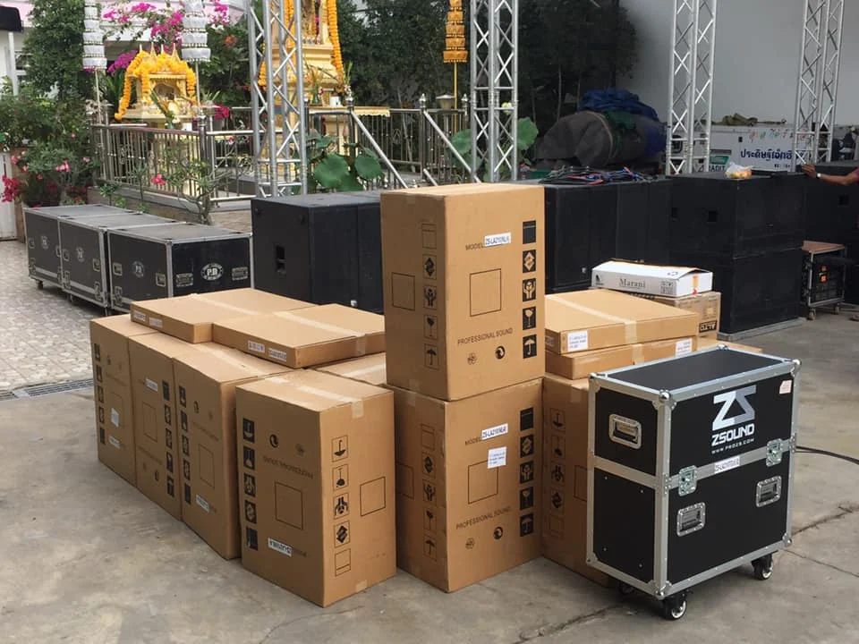  ZSOUND Профессиональный КТВ караоке коробка с двумя 10-дюймовый колонки высокий мощный диско