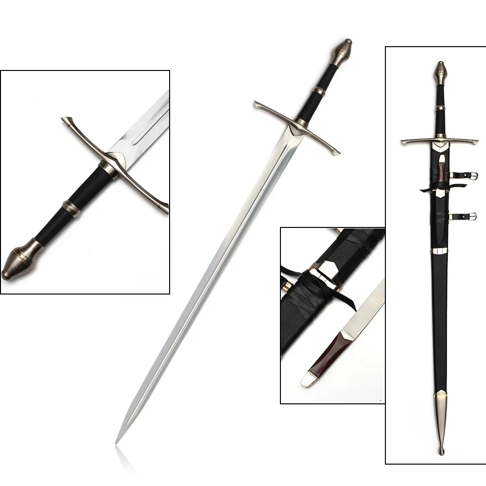 Lord of The Rings Medieval Aragorn  Weapon Replica Strider Ranger Sword