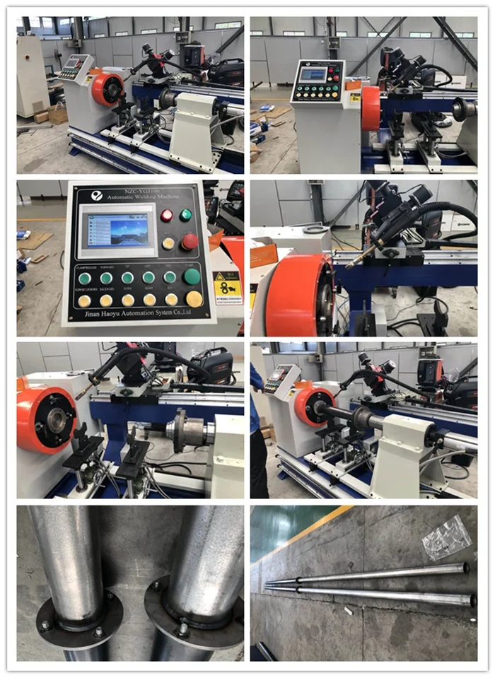 Professional automatic TIG welding stainless steel pipe flange end double circular seam welding machine