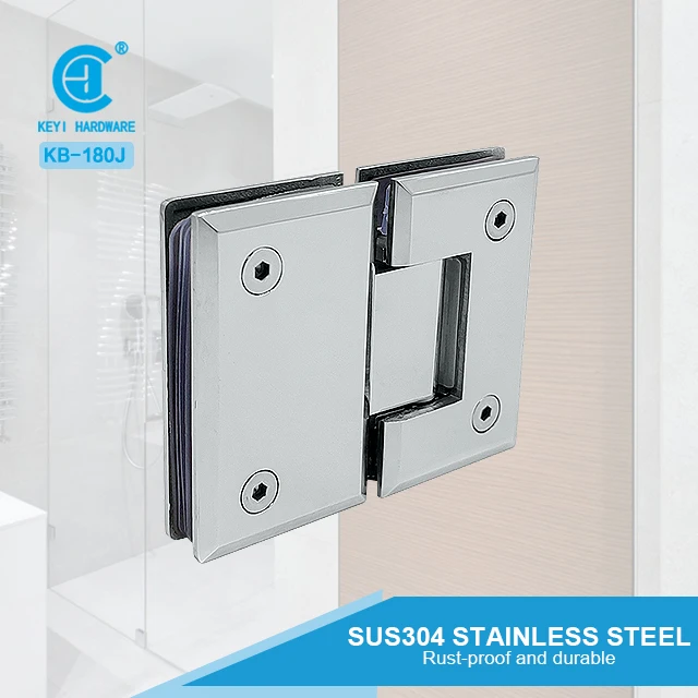 KB-90J Factory Supply 90 Degree Bathroom Glass Door Pivoted Hinge