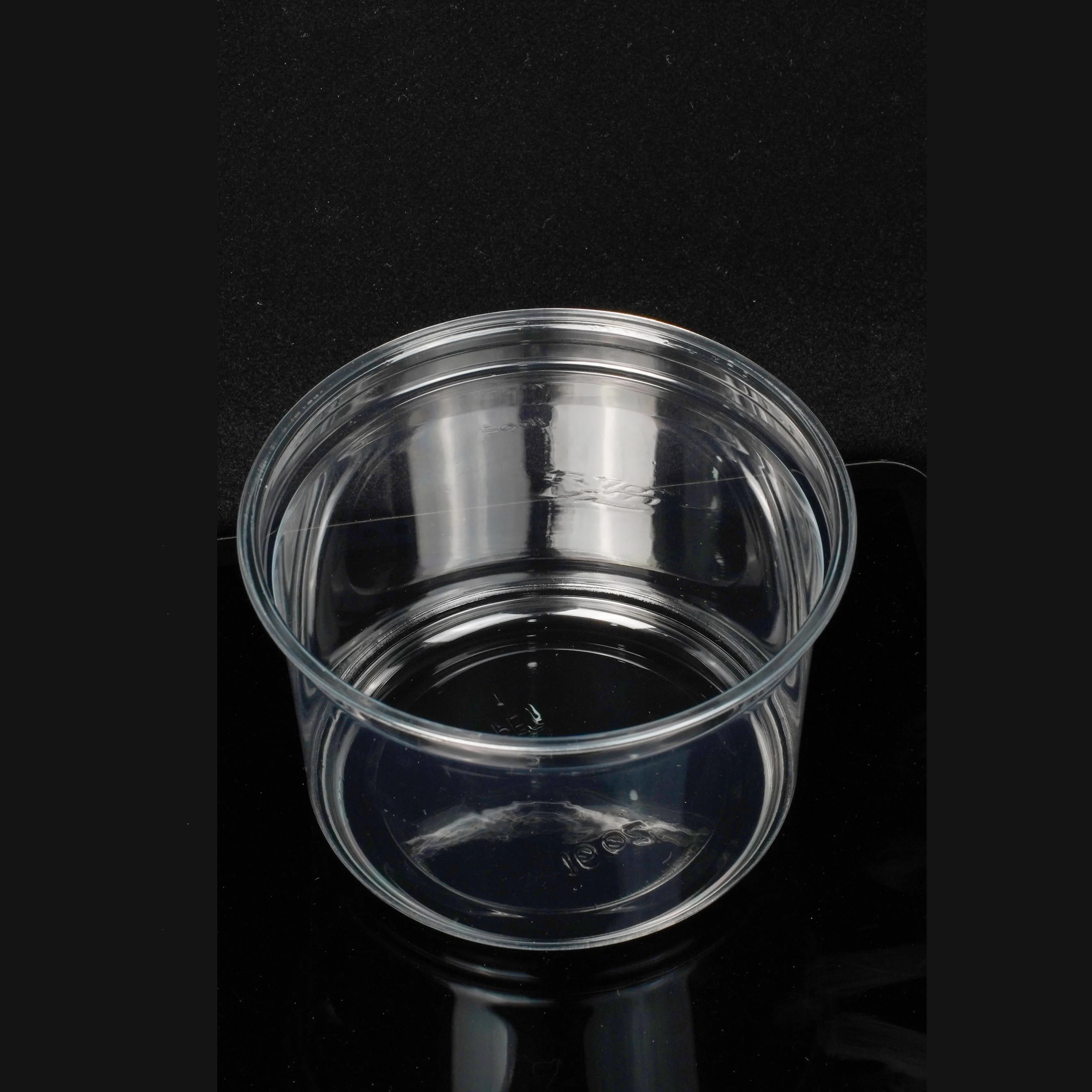 Disposable 8oz 12oz 16oz 24oz 32oz Plastic Container With Lid Plastic Acai Bowl PET Deli Bowl with Customized Printing