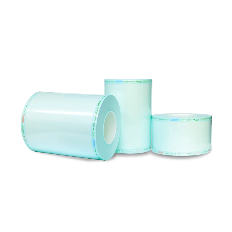 CE Certificate Disposable Medical Autoclave EO Flat Sterilization Pouch Roll Surgical Instrument Packaging