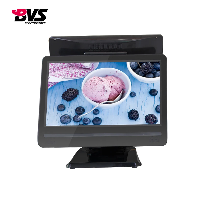 15.6 inch dual touch Screen high quality tablet stand pos monitor payment system with wifi