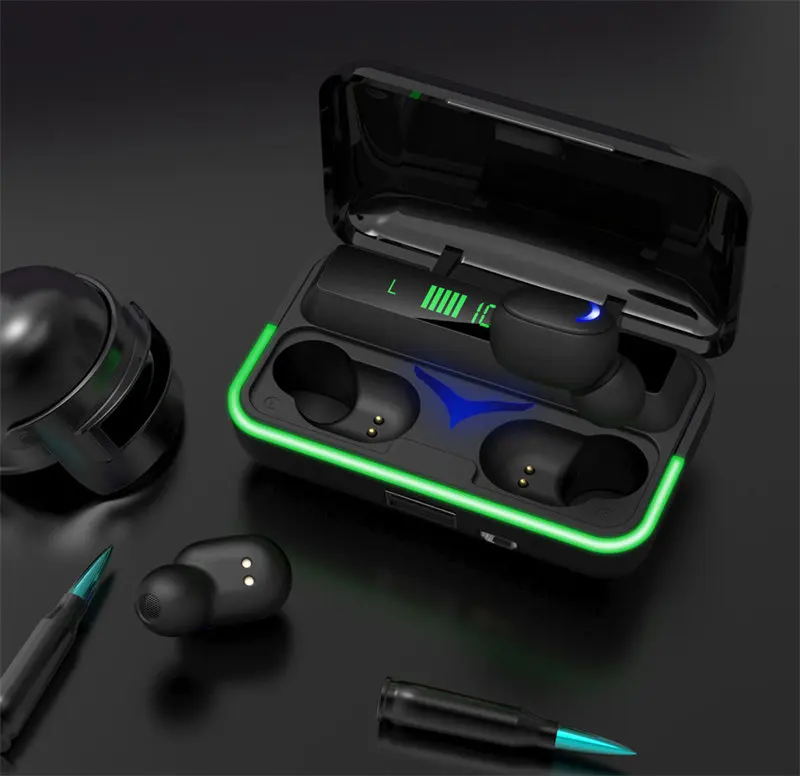5 1 HiFi стерео музыка E10 Беспроводные наушники с микрофоном 9D спортивные наушники-вкладыши игровая гарнитура
