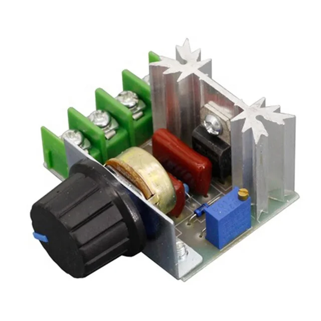 2000W thyristor high-power electronic voltage regulator, dimming, speed regulation and temperature regulation