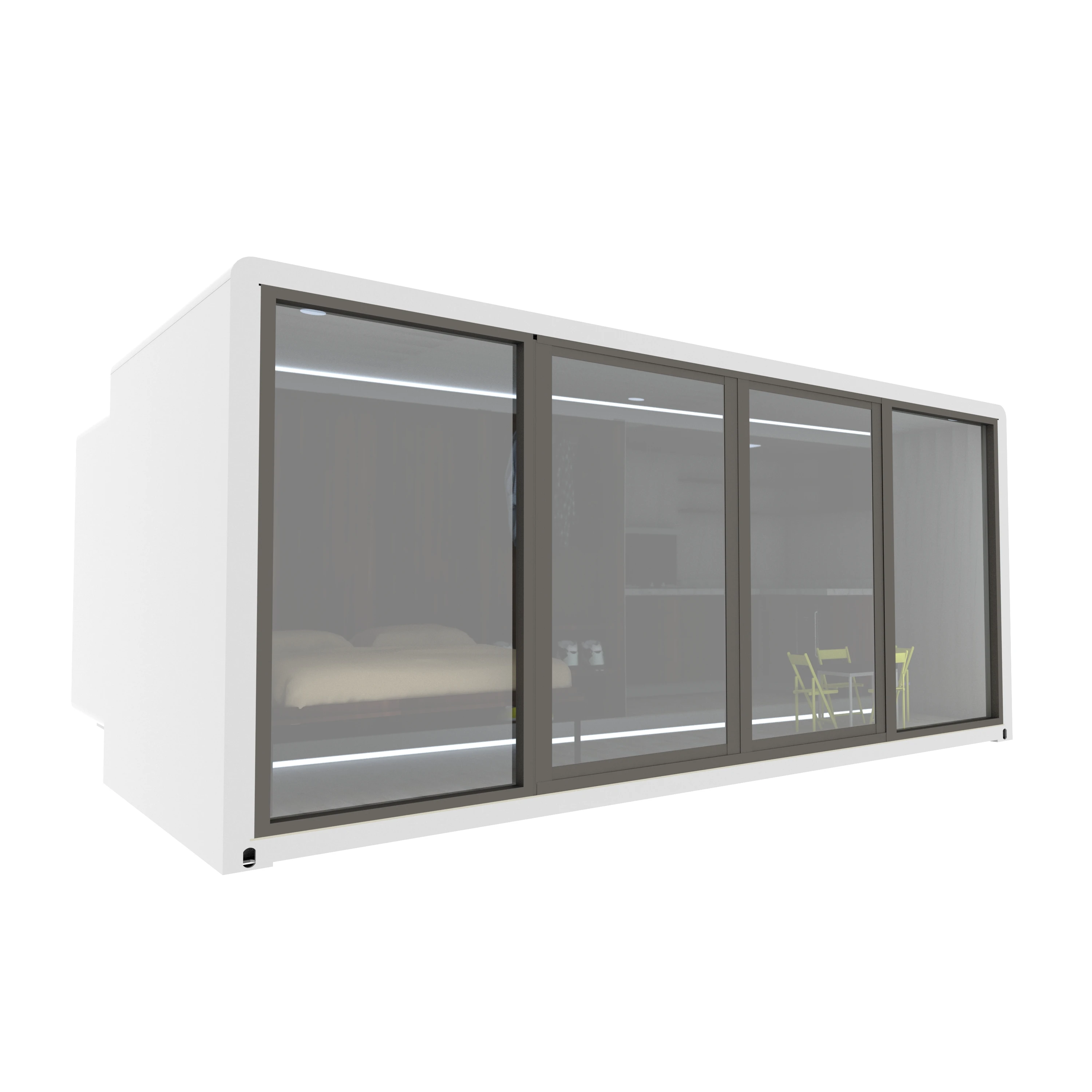 Hot Sale Design Houses Easy Installation Wooden Panel Prefabricated  House Pull- Push Wood Cabin