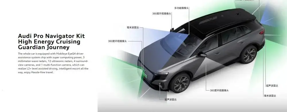 Luxurious Audi Q5 E-Tron Used Electrical Car High Speed New Energy Vehicle 4 Wheel Drive Pure Electric Car