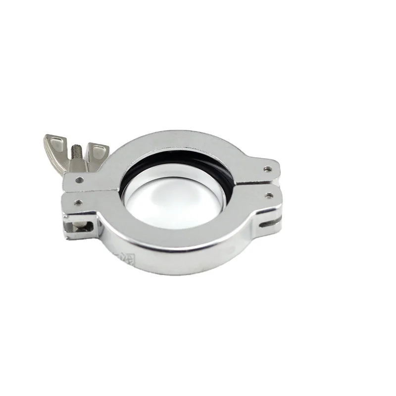 ISO-KF Aluminum Hinged Clamp and FKM Centering Rings Seal Assemblies KF16 to KF50