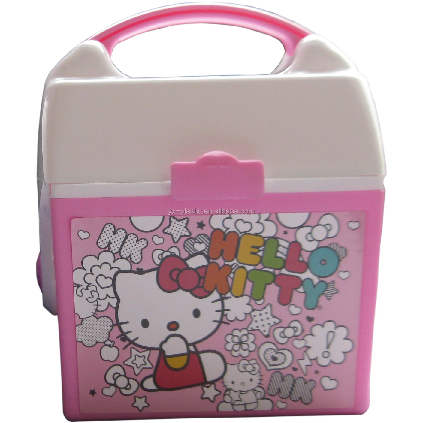 heat preservation Portable plastic lunch box with sealing container and water bottle