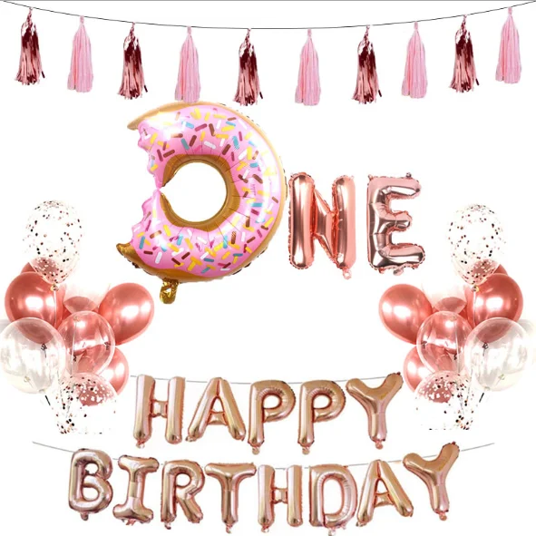 Baby Shower Donut Party Supplies Donuts Decorations Birthday Party Holiday Baby Shower decoracion