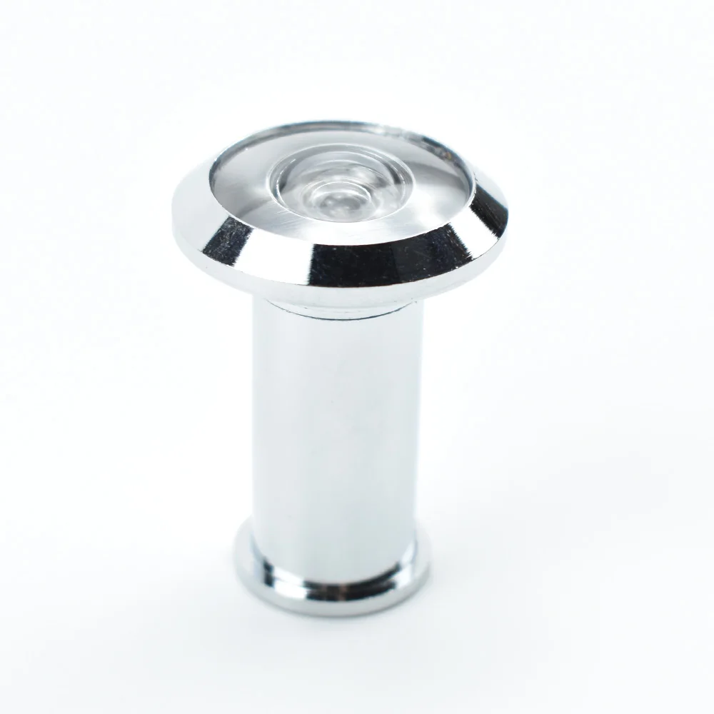 Дверной глазок Baolai из цинкового сплава, 16 мм, диаметр 25-42 мм, 200 градусов, хромированный дверной глазок