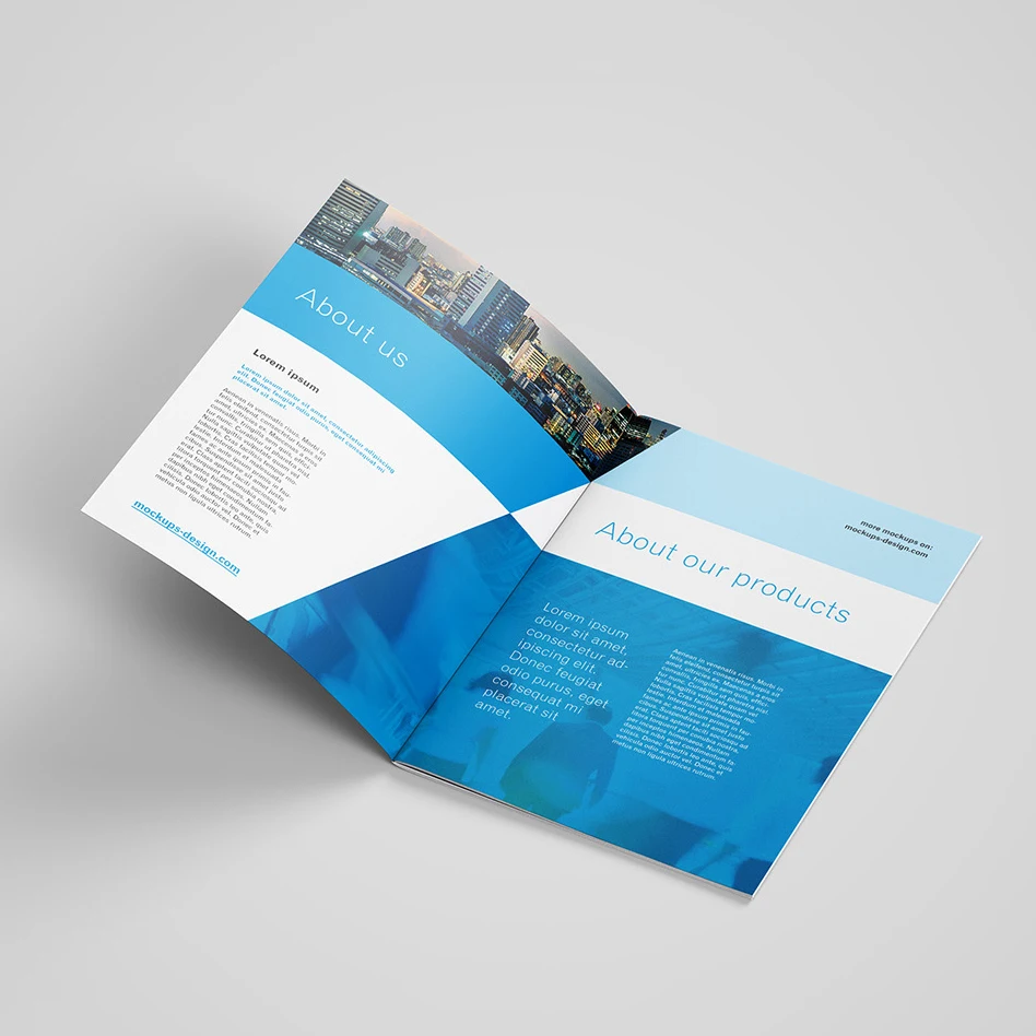 Video Brochure Advertising Digital Brochure Components Booklet Custom 7 Inch Flyer Brochure Printing