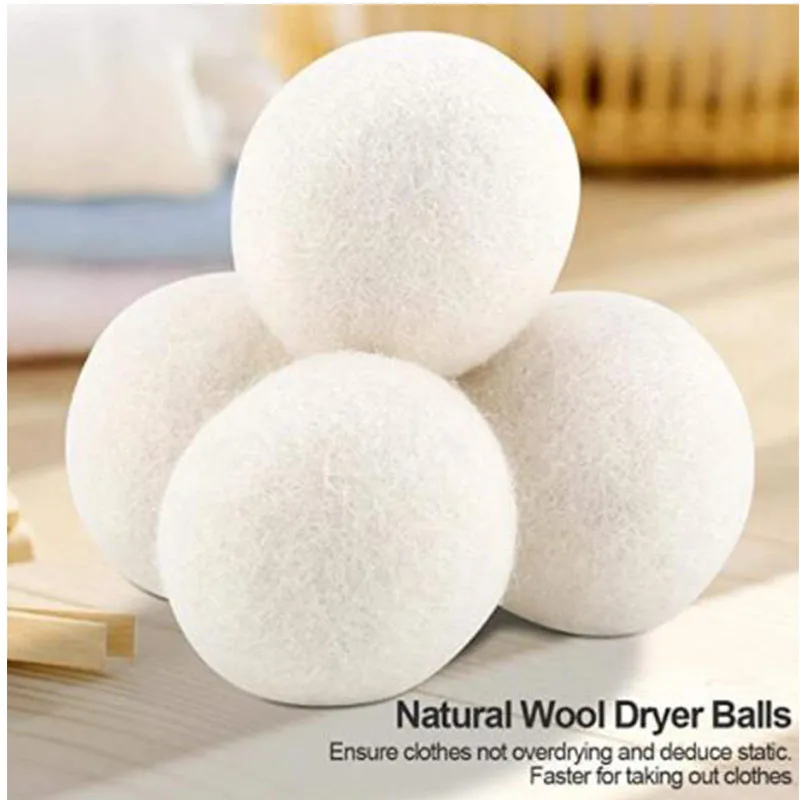 Wholesale Anti-Static Wool Dryer Balls Eco-Friendly Cleaning Laundry Chemical Free