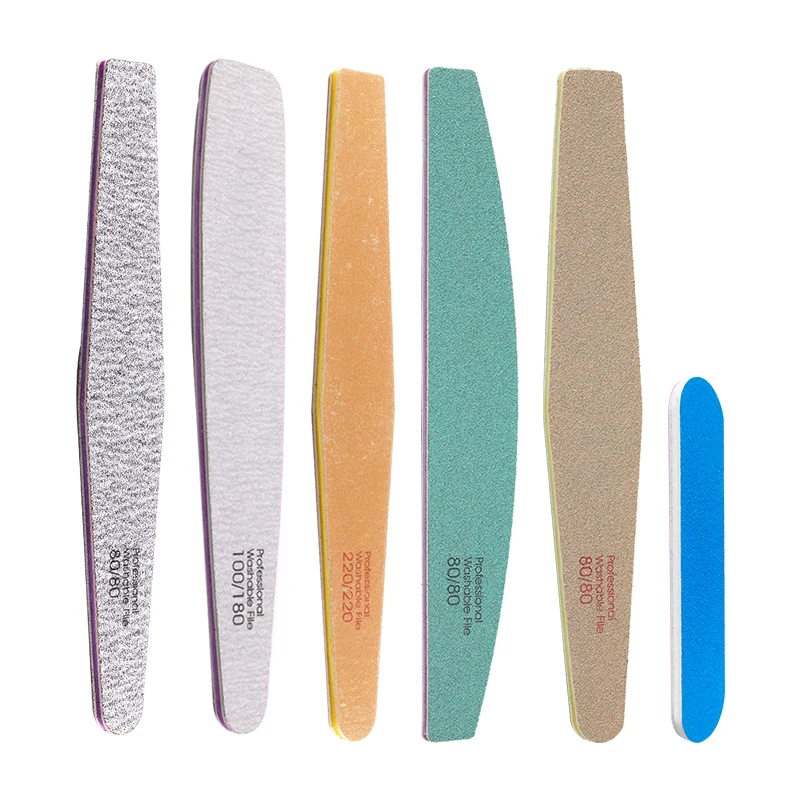 Custom Logo Paper Nail Files 80/120 Private Label Wholesale Durable Bulk Manicure Set Nail Clipper Cleaner Cutter Nail File