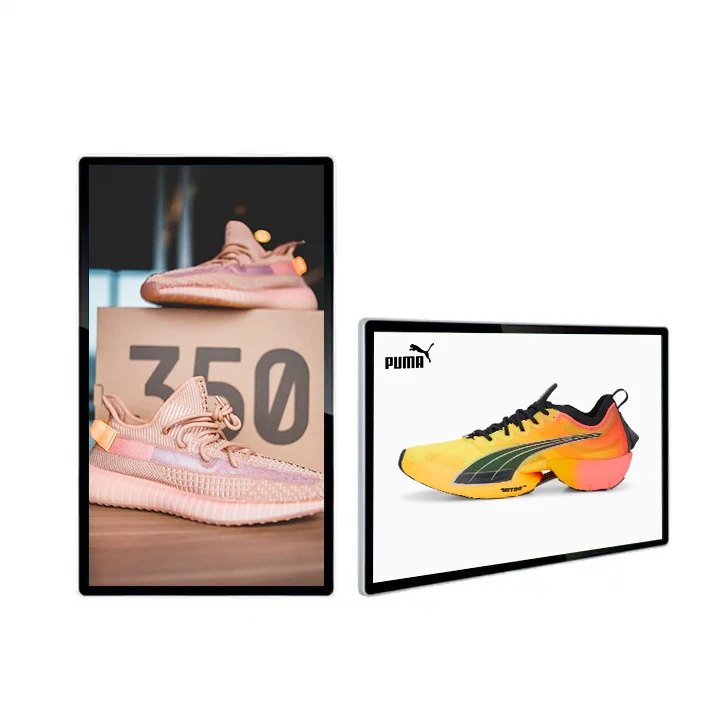 small lcd advertising screen 21.5 inch ad player for bus taxi Android OS car advertising display player touch screen monitor